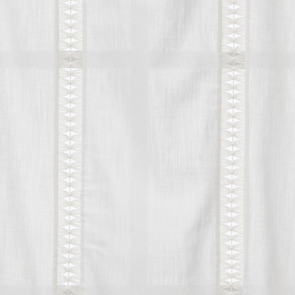 NWOT Opalhouse Light Filtering Lace Trim Curtain Panel 42” X 84” - Picture 5 of 13